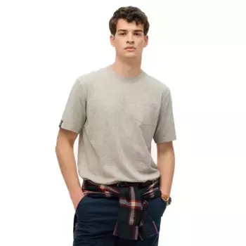 Футболка с коротким рукавом Superdry Merchant Pocket, серый