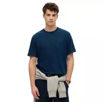Футболка с коротким рукавом Superdry Merchant Pocket, синий