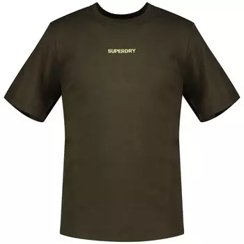 Футболка с коротким рукавом Superdry Micro Logo Graphic Loose, зеленый
