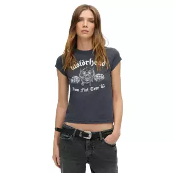 Футболка с коротким рукавом Superdry Motorhead Cap Band, серый