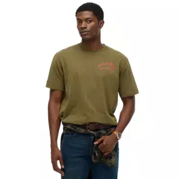 Футболка с коротким рукавом Superdry Neo Trad Tattoo Loose Fit, зеленый