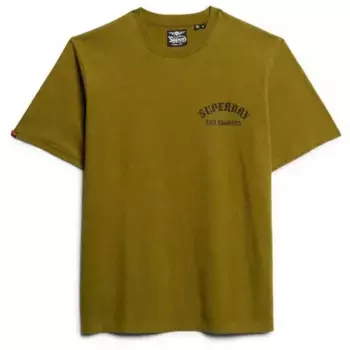 Футболка с коротким рукавом Superdry Neo Trad Tattoo Loose, зеленый