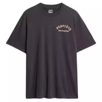 Футболка с коротким рукавом Superdry Neo Trad Tattoo Loose Fit, серый