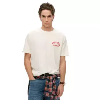 Футболка с коротким рукавом Superdry Neo Trad Tattoo Loose, белый