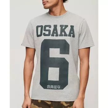 Футболка с коротким рукавом Superdry Osaka Graphic, серый