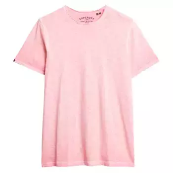 Футболка с коротким рукавом Superdry Raw Edge Slub, розовый