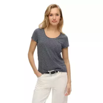 Футболка с коротким рукавом Superdry Scoop Neck, синий