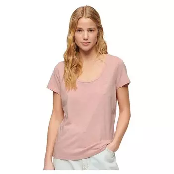 Футболка с коротким рукавом Superdry Scoop, розовый