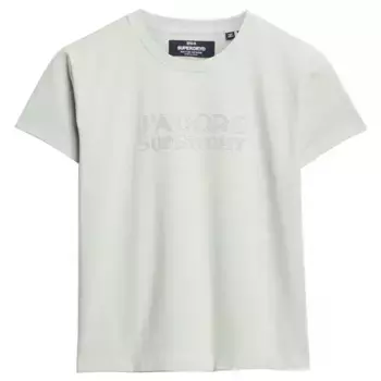 Футболка с коротким рукавом Superdry Sport Luxe Fitted, белый