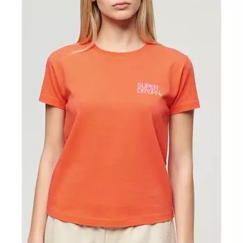 Футболка с коротким рукавом Superdry Sportswear Logo Fitted, оранжевый