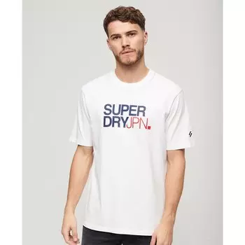 Футболка с коротким рукавом Superdry Sportswear Logo Loose, белый