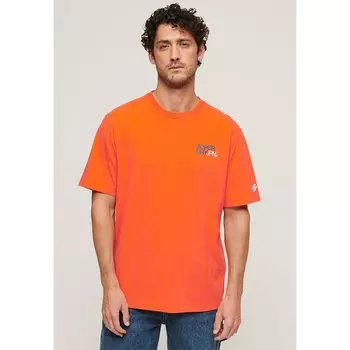 Футболка с коротким рукавом Superdry Sportswear Logo Loose, оранжевый