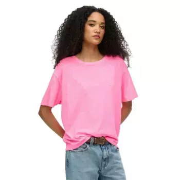 Футболка с коротким рукавом Superdry Studios Dropped Shoulder, розовый