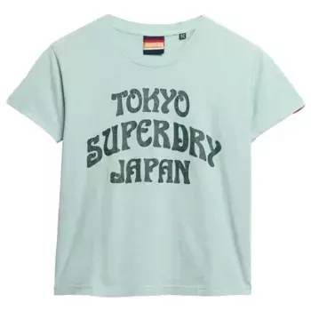 Футболка с коротким рукавом Superdry Surf Logo, зеленый