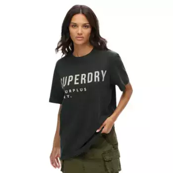 Футболка с коротким рукавом Superdry Surplus Graphic, черный
