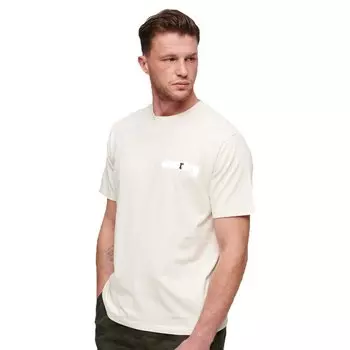 Футболка с коротким рукавом Superdry Tattoo Graphic Loose, бежевый