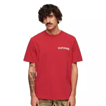 Футболка с коротким рукавом Superdry Tattoo Graphic Loose, красный