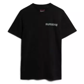 Футболка с коротким рукавом Superdry Tattoo Graphic, черный