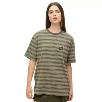 Футболка с коротким рукавом Superdry Textured Pocket, зеленый