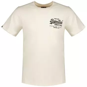 Футболка с коротким рукавом Superdry Tokyo Vl Graphic, бежевый