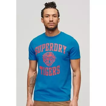 Футболка с коротким рукавом Superdry Track & Field Ath Graphic, синий