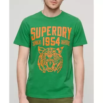 Футболка с коротким рукавом Superdry Track & Field Ath Graphic, зеленый