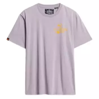 Футболка с коротким рукавом Superdry Trade Tools Oversize, фиолетовый