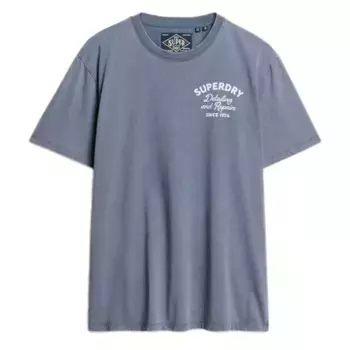 Футболка с коротким рукавом Superdry Trade Tools Oversize, синий