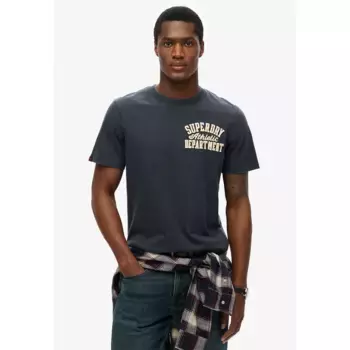 Футболка с коротким рукавом Superdry Vintage Athletic, синий