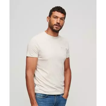 Футболка с коротким рукавом Superdry Vintage Logo Embroidered, бежевый