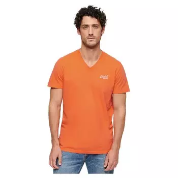 Футболка с коротким рукавом Superdry Vintage Logo Embroidered Vee, оранжевый