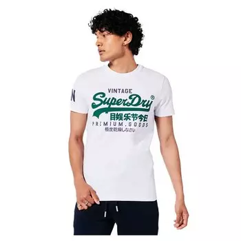 Футболка с коротким рукавом Superdry Vintage Logo, белый