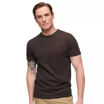 Футболка с коротким рукавом Superdry Vintage Logo Embroidered, коричневый