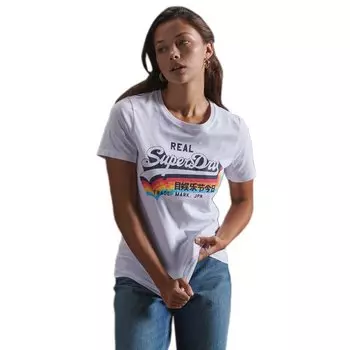 Футболка с коротким рукавом Superdry Vintage Logo, белый