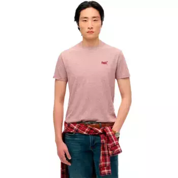 Футболка с коротким рукавом Superdry Vintage Logo Embroidered, розовый