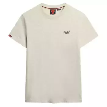 Футболка с коротким рукавом Superdry Vintage Logo Embroidered, бежевый