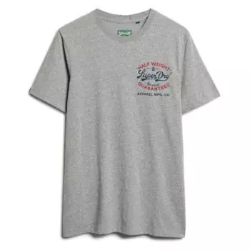 Футболка с коротким рукавом Superdry Vintage Workwear Relaxed, серый