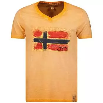 Футболка с коротким рукавом sw1561hgn мужчина Geographical Norway, оранжевый