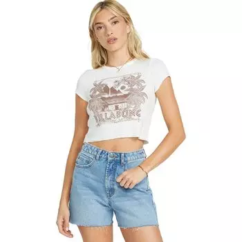 Футболка с коротким рукавом Sweet moments Billabong, цвет salt crystal