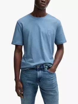 Футболка с коротким рукавом tales HUGO BOSS, цвет Light/Pastel Blue