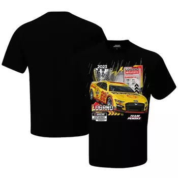 Футболка с коротким рукавом Team Penske Joey Logano, черный