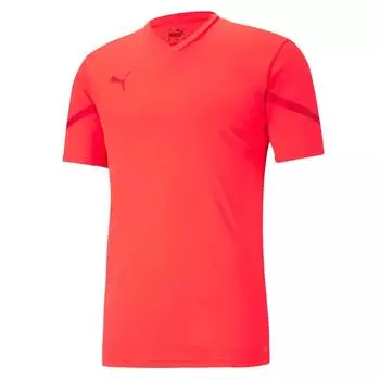 Футболка с коротким рукавом teamFINAL 21 Повседневная футболка PUMA, серый черный