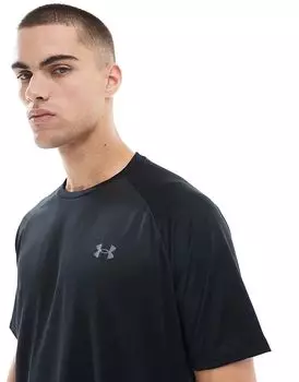 Футболка с коротким рукавом tech 2.0 черного цвета Under Armour