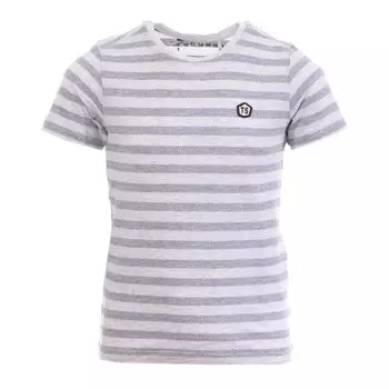 Футболка с коротким рукавом Teddy Smith Striped Turny, серый
