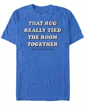 Футболка с коротким рукавом the big lebowski men's rug really tied the room together Fifth Sun, мульти