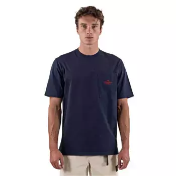 Футболка с коротким рукавом The Mountain Studio Pocket, синий