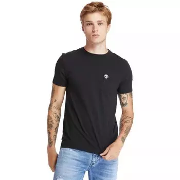 Футболка с коротким рукавом Timberland Dunstan River Pocket Slim, черный