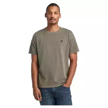 Футболка с коротким рукавом Timberland Dunstan River Garment Dye, зеленый