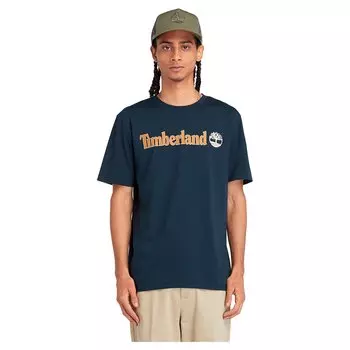 Футболка с коротким рукавом Timberland Kennebec River Linear Logo, синий