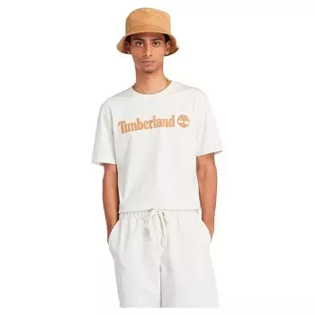 Футболка с коротким рукавом Timberland Kennebec River Linear Logo, белый